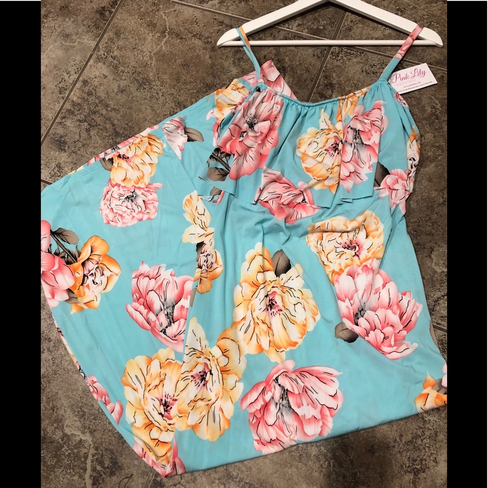 Floral Maxi Dress - Picture 2 of 7